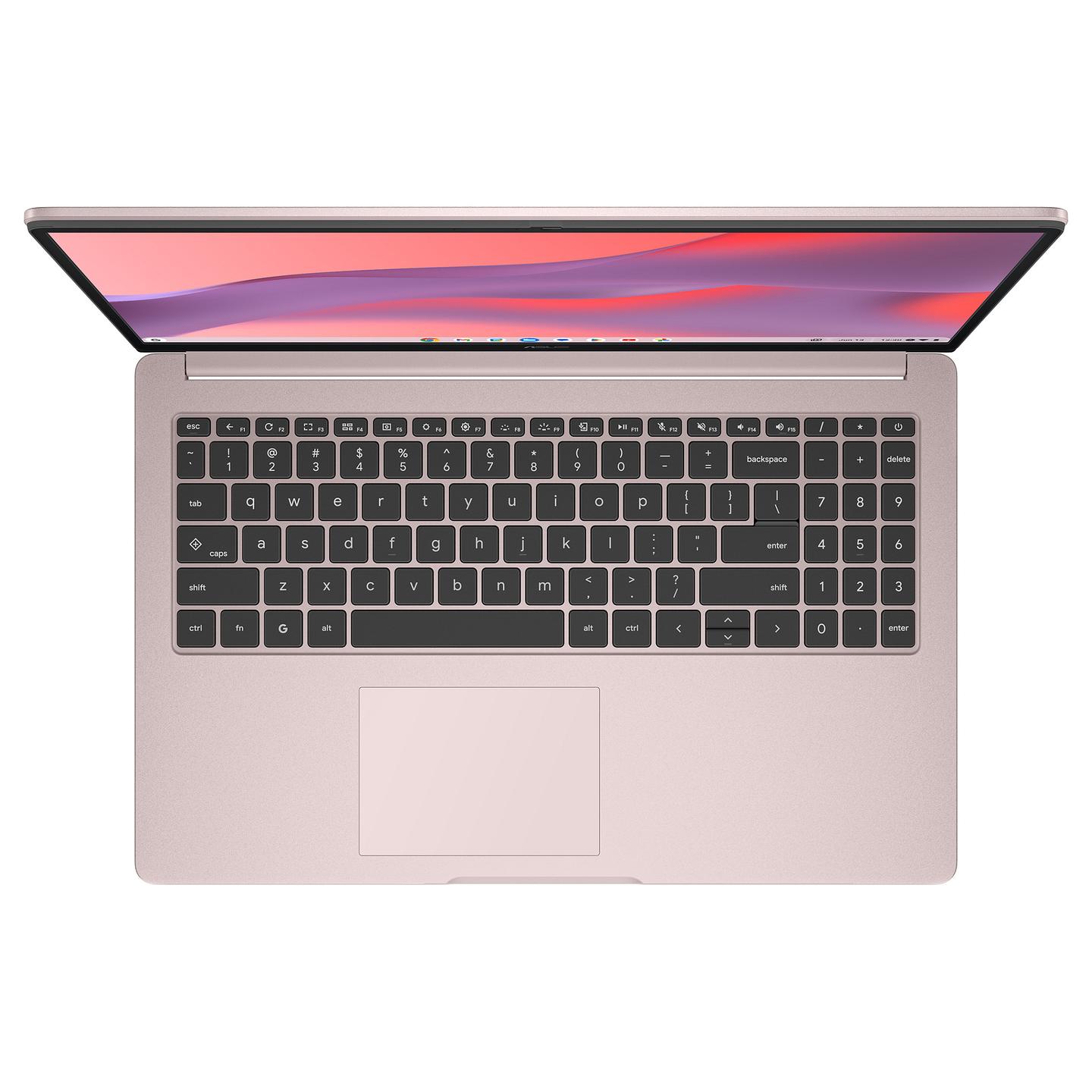 Laptop ASUS Chromebook CX15 CX1505CTA-S70268 / Intel N50 / 8GB LPDDR5 / 128GB / 15.6" FHD / Intel UHD Graphics - Rozë - 3