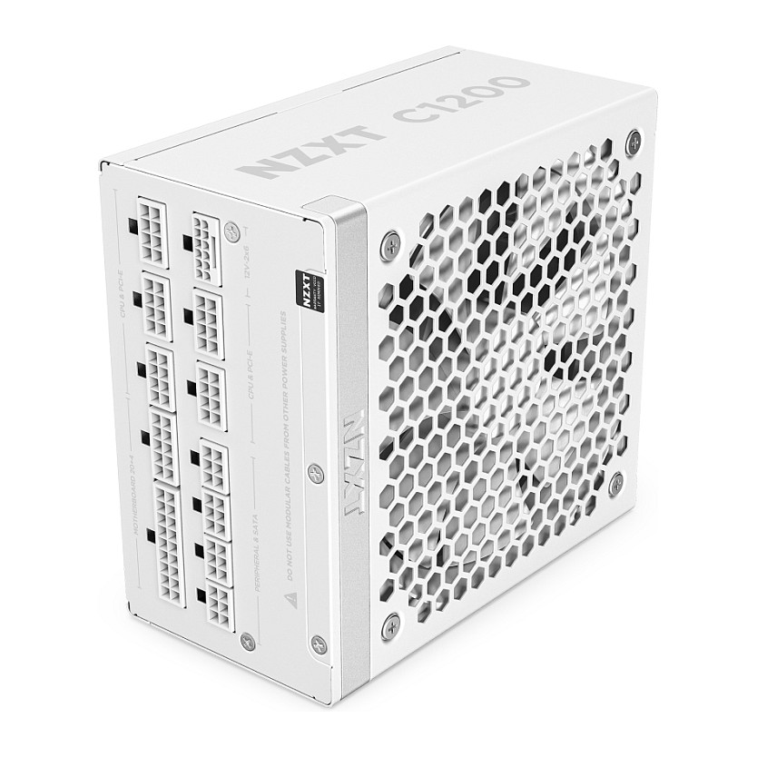 Furnizues Energjie NZXT C1200 Gold / 1200W / ATX 3.1 / 80 PLUS Gold / 24-pin ATX / Aktiv / Fully Modular - Bardhë - 11