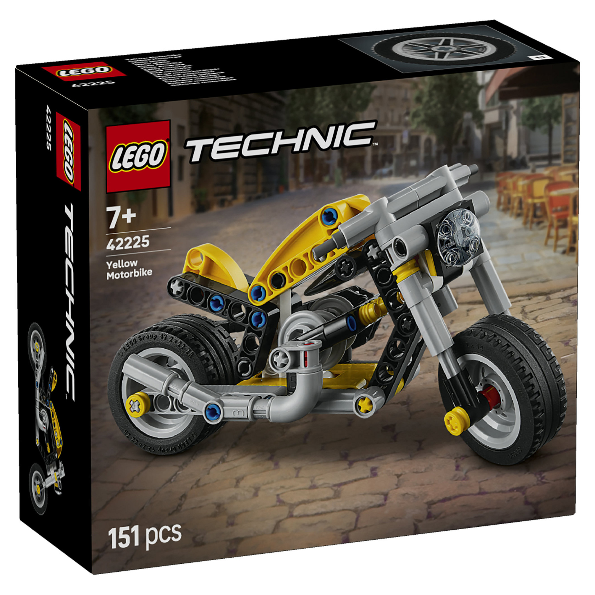LEGO Technic Yellow Motorbike 42225 - 9