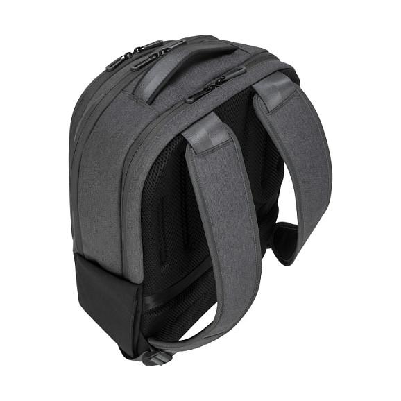 Çantë për laptop Targus EcoSpruce TBB013EU / Backpack / 15.6" / 100% Recycled PET / Water-Resistant Base / Key Clip / Pen Holder / Business Card Holder / Water Bottle Pocket - Gri/Zezë - 6