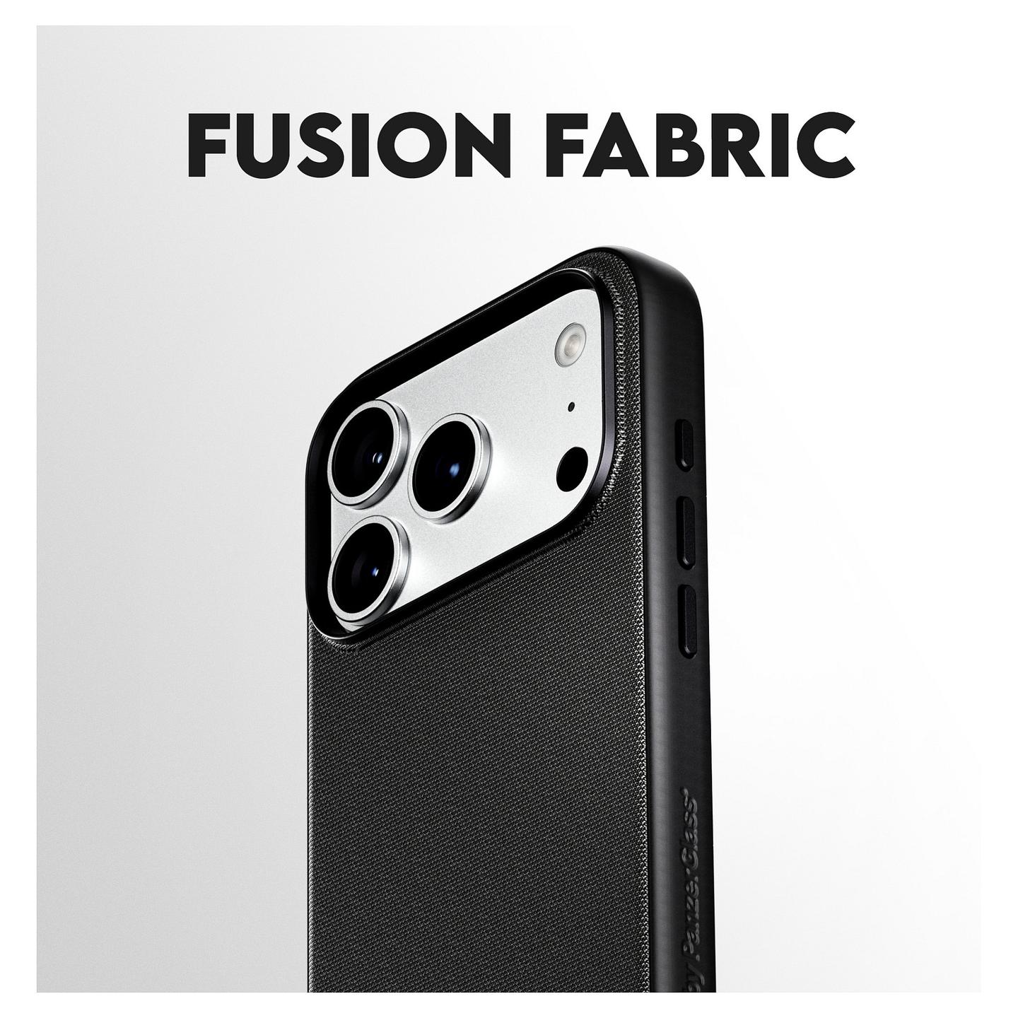 Aksesorë për telefon PanzerGlass CARE Fusion Fabric / iPhone 17 Pro / iPhone 18 Pro / MagSafe / Tekstil - Zezë - 2