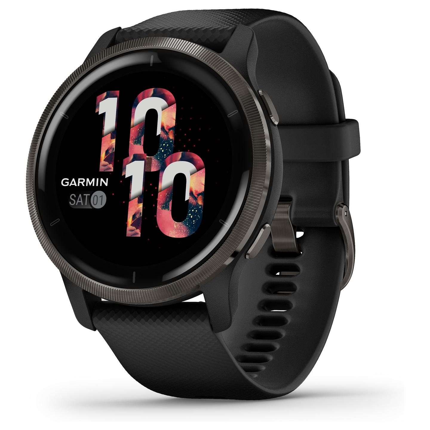 Orë e mençur Garmin Venu 2 / 45mm / AMOLED / GPS / Bluetooth / Wi-Fi - Zezë/Slate