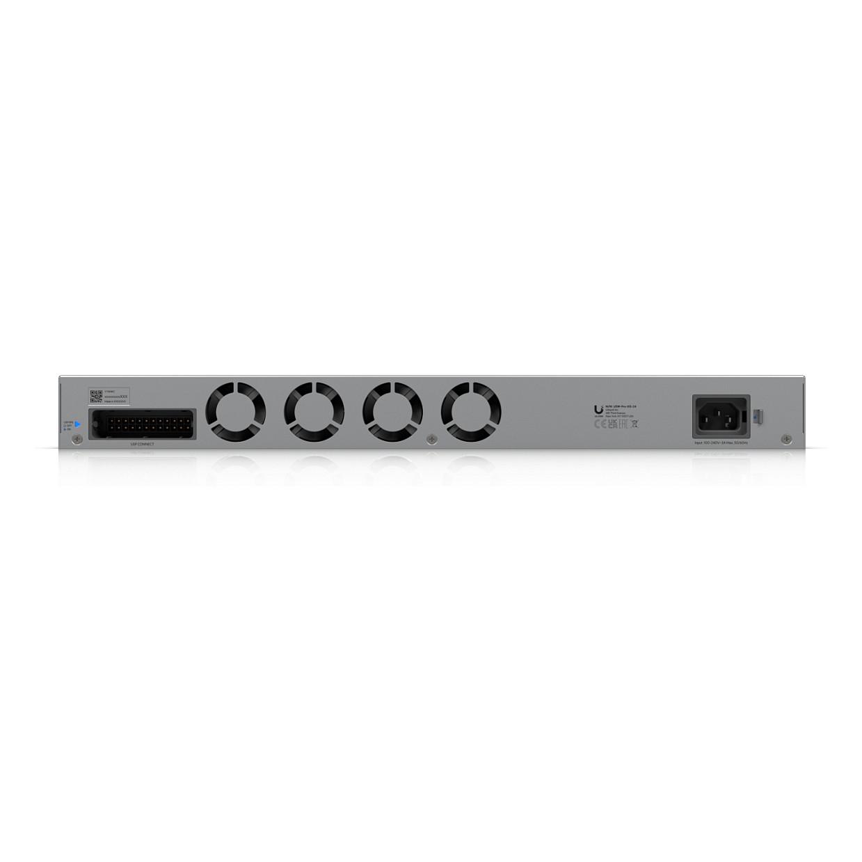 Switch Ubiquiti UniFi Pro XG 24, 16x 10GbE RJ45, 8x 2.5GbE RJ45, 2x SFP28 25Gbps, Layer 3, 460Gbps, Rack 1U - Hiri - 5