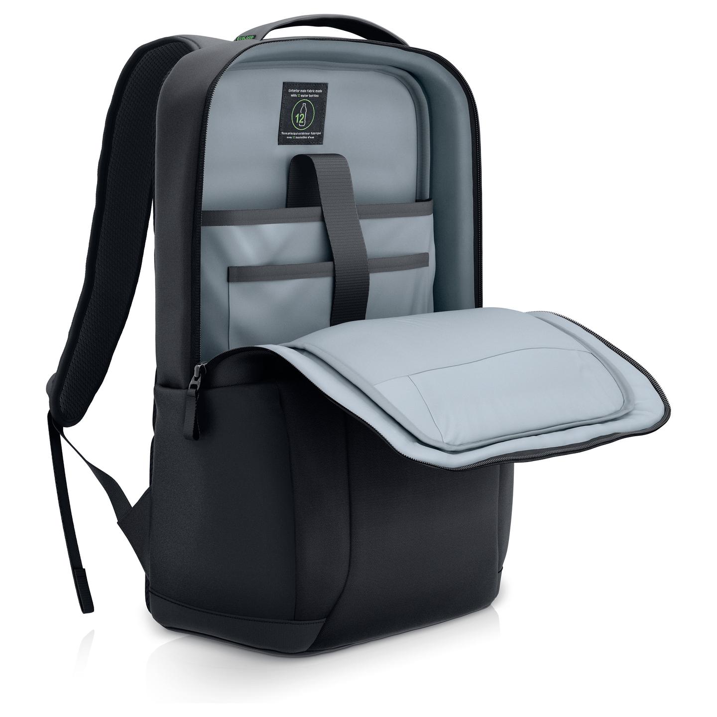 Çantë për Laptop Dell Pro 14–16 Plus EcoLoop Slim CP5724S, 15.6", Mbrojtje 360°, Ndarje për Tablet, Rrip për Trolley, 0.59 kg - Zezë - 2
