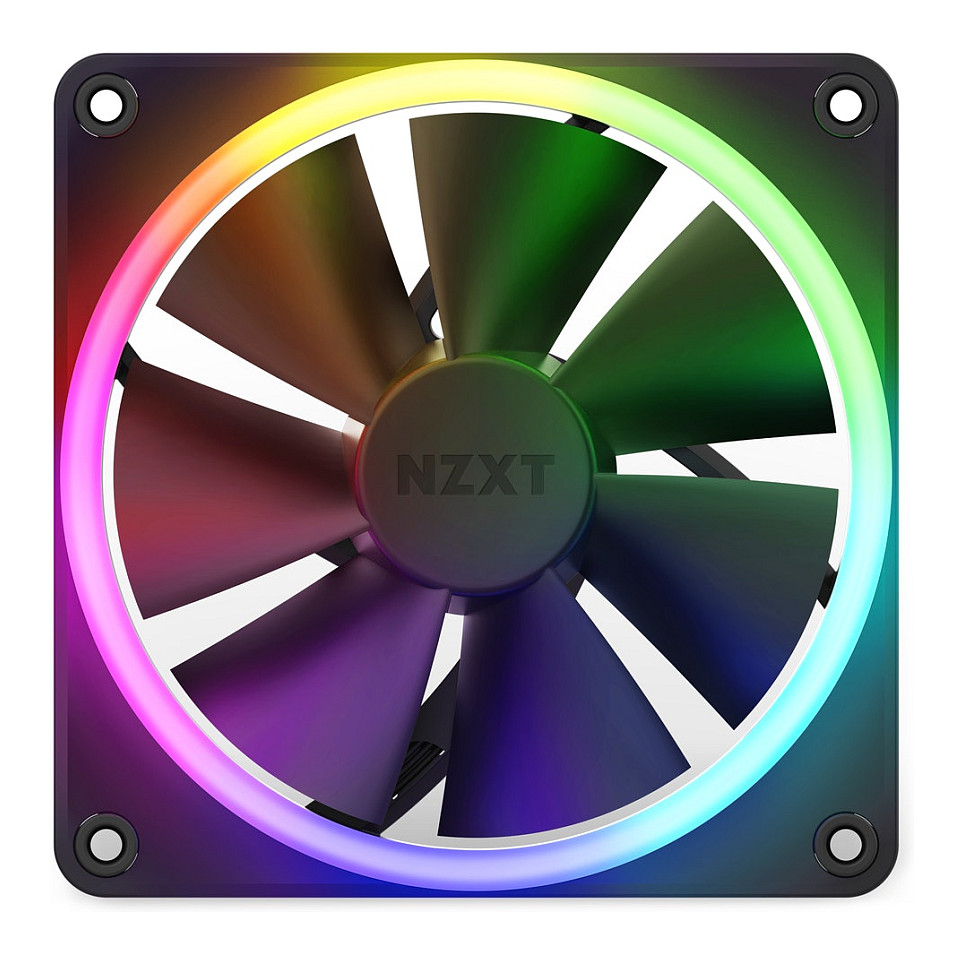 Ftohës për Kasë NZXT F120 / 120mm / 500-1800 RPM / PWM / RGB – Zezë - 5