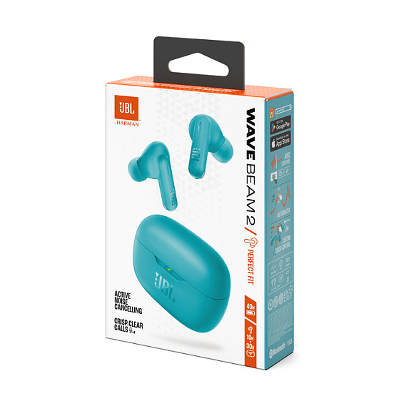 Kufje JBL Wave Beam 2 / Bluetooth / Active Noise Cancelling – Blu - 10