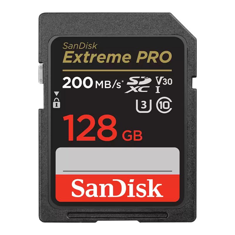 SD CARD 128GB SanDisk Extreme Pro SDXC 200MB/s