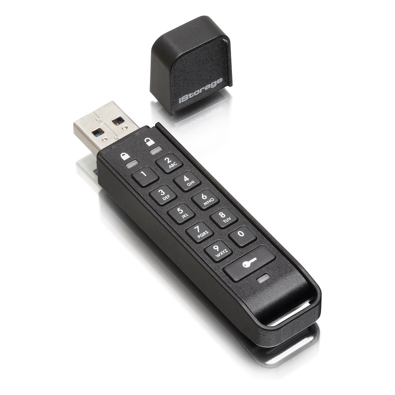 USB Flash Drive iStorage datAshur Personal2 / 64GB / USB Type-A / USB 3.2 Gen 1 - Zezë - 3