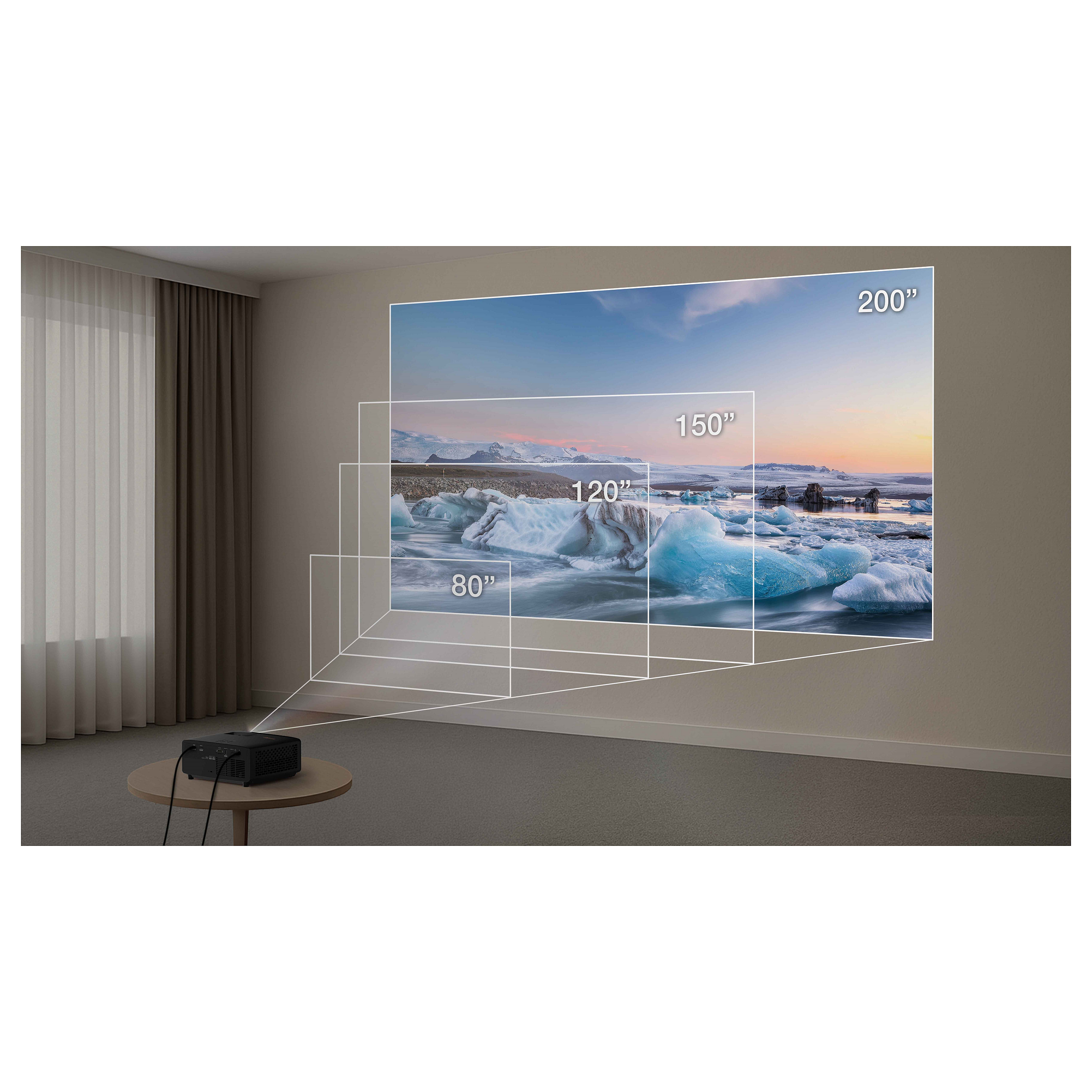 Projektor Optoma PK52 / DLP / UHD 4K / Laser / 3500 ANSI Lumens – Zezë - 16