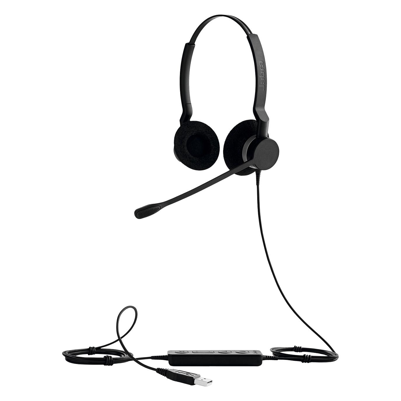 Kufje me kabllo Jabra BIZ 2300 Duo / USB-A / UC / Stereo - Zezë - 4