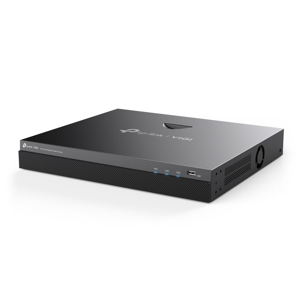 NVR TP-Link VIGI NVR2016H, 16 Kanale IP, Rezolucion 4K HDMI, 2x SATA, H.265+, HDMI dhe VGA, 6x Alarm In, 4x Alarm Out - Zezë - 2