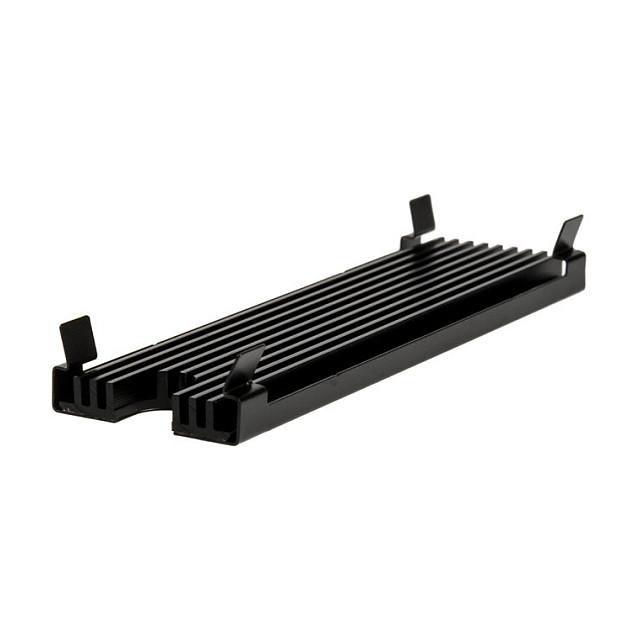 Aksesor për Ftohës Thermal Grizzly M.2 SSD Cooler / M.2 2280 / Pasiv / 2× Thermal Pad / 0.5mm + 1mm – Zezë - 2
