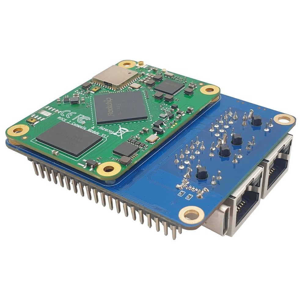 ALLNET Radxa CM3 Model A RK3566 Compute Module RM116-D4E32W2 – 4GB RAM 32GB eMMC WiFi + Bluetooth Embedded SoM - 3