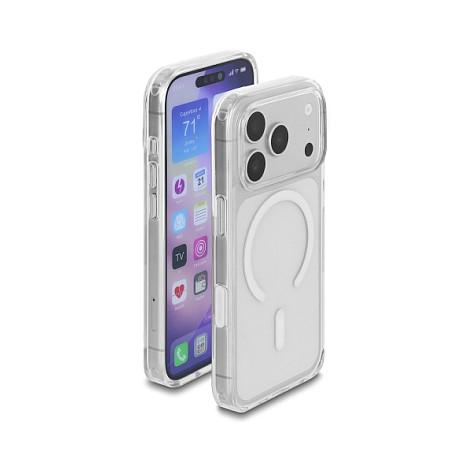 Aksesorë për telefon Delock 81643 / Case / MagSafe / TPU & PC / iPhone 17 Pro - Transparent/Bardhë - 2
