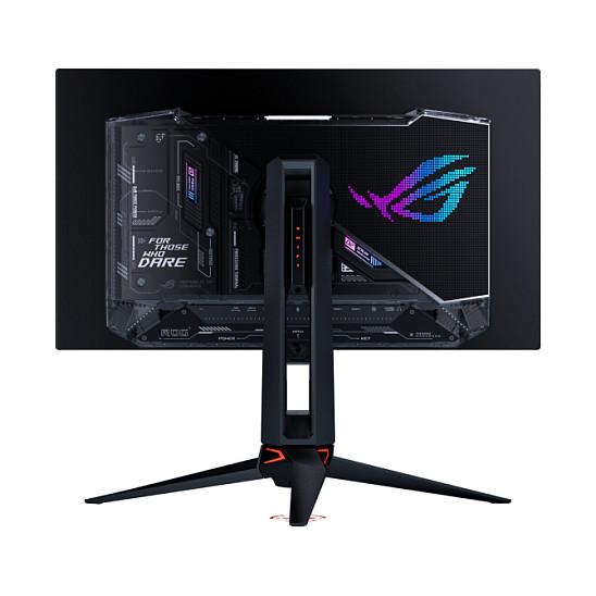 Monitor Gaming ASUS ROG Swift OLED PG27UCWM, 26.5", 4K UHD WOLED, 240Hz, 0.03ms, HDMI + DisplayPort + USB-C, USB Hub, Pivot, VESA - Zezë - 3