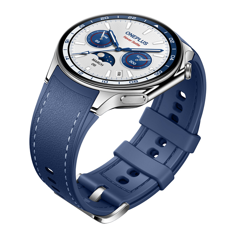 Orë e Mençur OnePlus Watch 2 / 47 mm / AMOLED 1.43" / GPS / Monitorim i Rrahjeve të Zemrës – Blu - 4