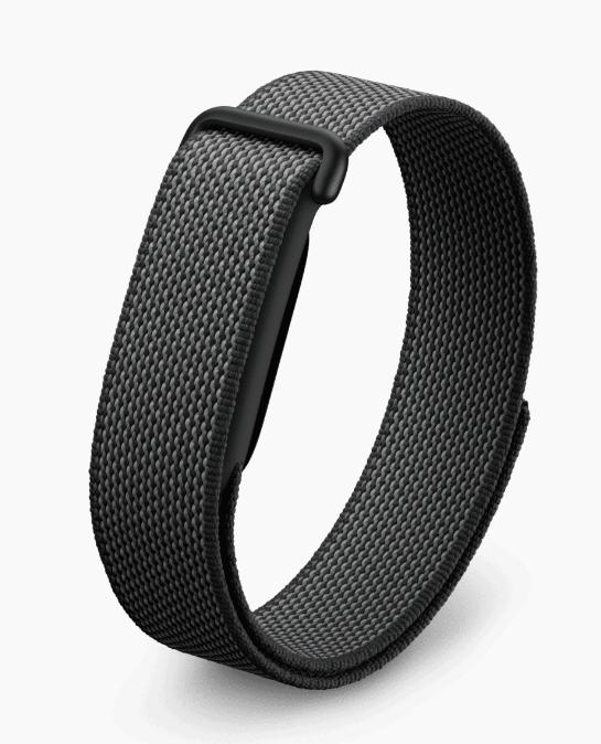 Google Fitbit Air – Fitness Tracker pa Ekran, Bluetooth 5.0 LE, Monitorim Pulsi/SpO₂/Gjumi, 5 ATM, Deri 7 Ditë, Obsidian