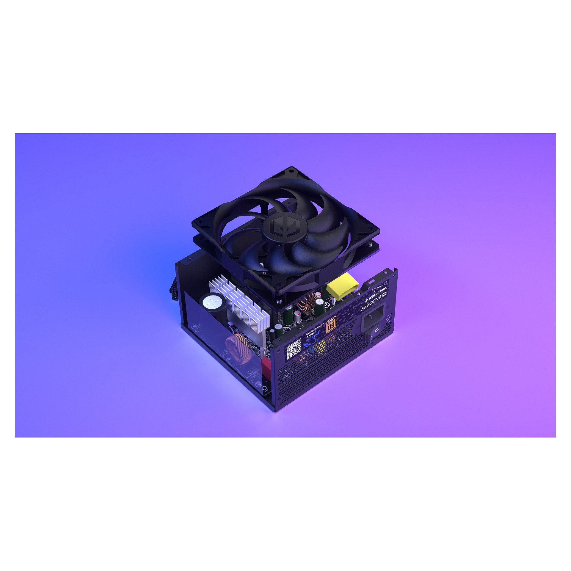 Furnizues Energjie Endorfy Vero L6 / 550W / ATX 3.1 / 80 PLUS Bronze / Non-Modular - Zezë - 17