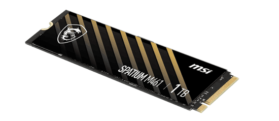 SSD e brendshme MSI SPATIUM M461, 1TB, M.2 2280, PCIe Gen4x4, NVMe 1.4 - 3