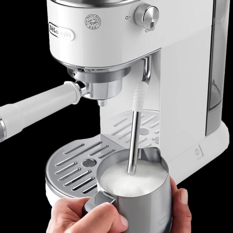 Aparat për kafe De’Longhi Dedica Duo EC890.WI, 15 bar, 1450W, 1.1L, Cold Brew - Bardhë - 5