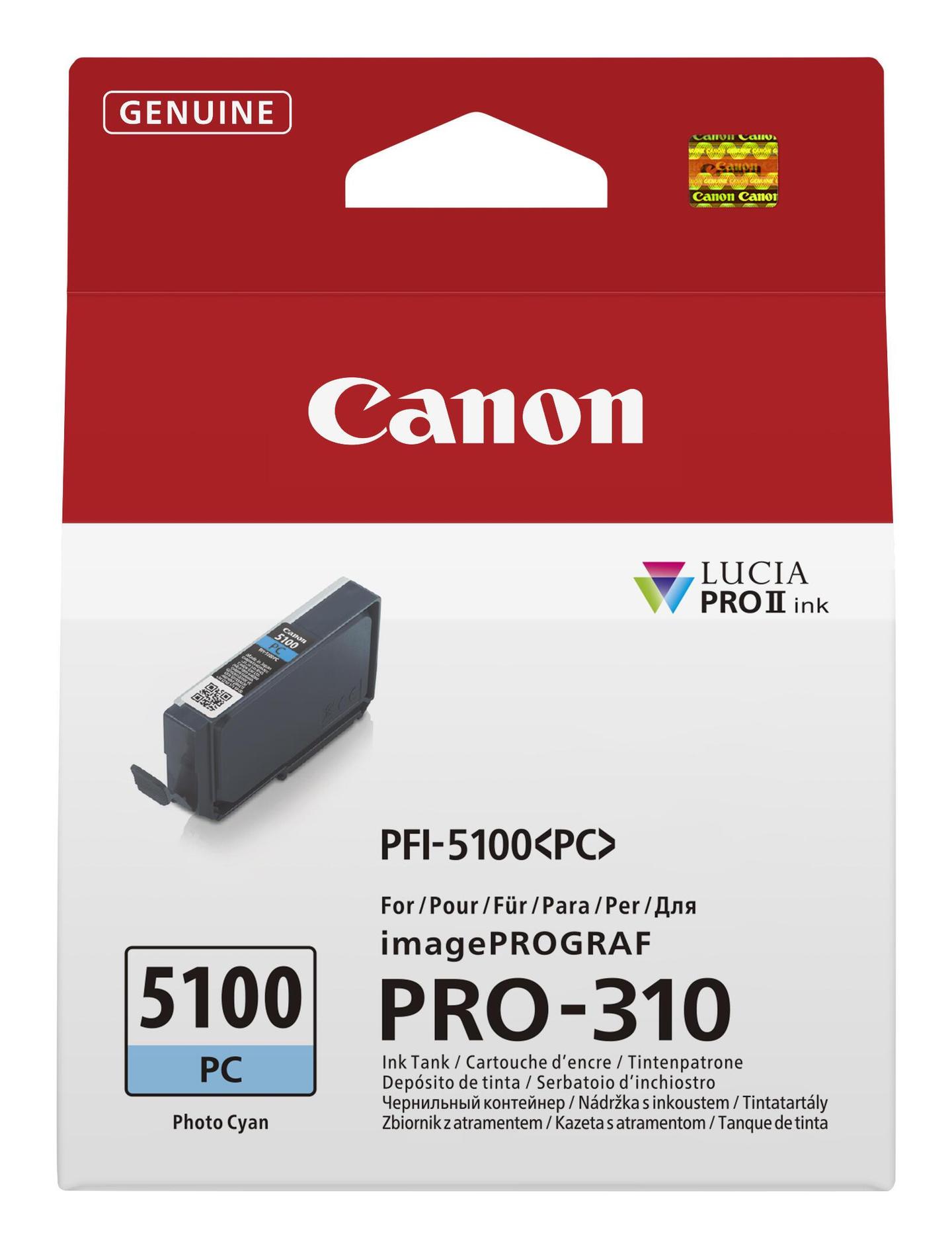 INK Canon PFI-5100PC / 6956C001 / 14.4 ml – Blu - 2
