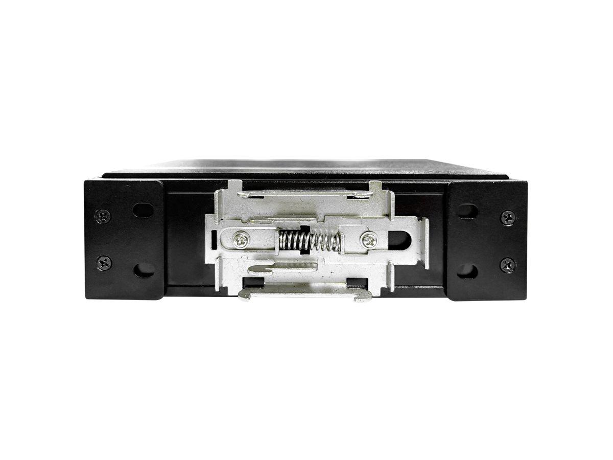 Switch Industrial LevelOne IGP-1091, 8 porta 2.5G Ethernet PoE++, 2 porta SFP+, PoE 480W, Switching Capacity 120Gbps, Layer 3 Managed, IP40, montim në shinë DIN - Zezë - 3