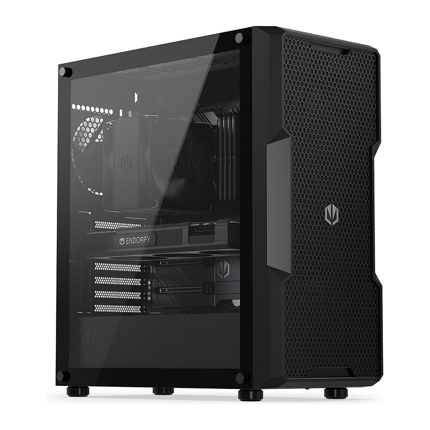 Kasë PC ENDORFY Regnum 400 Air / Mid Tower / ATX / 3x 120mm Front + 1x 120mm Rear Fan / Mesh / 360mm Radiator - Zezë - 2
