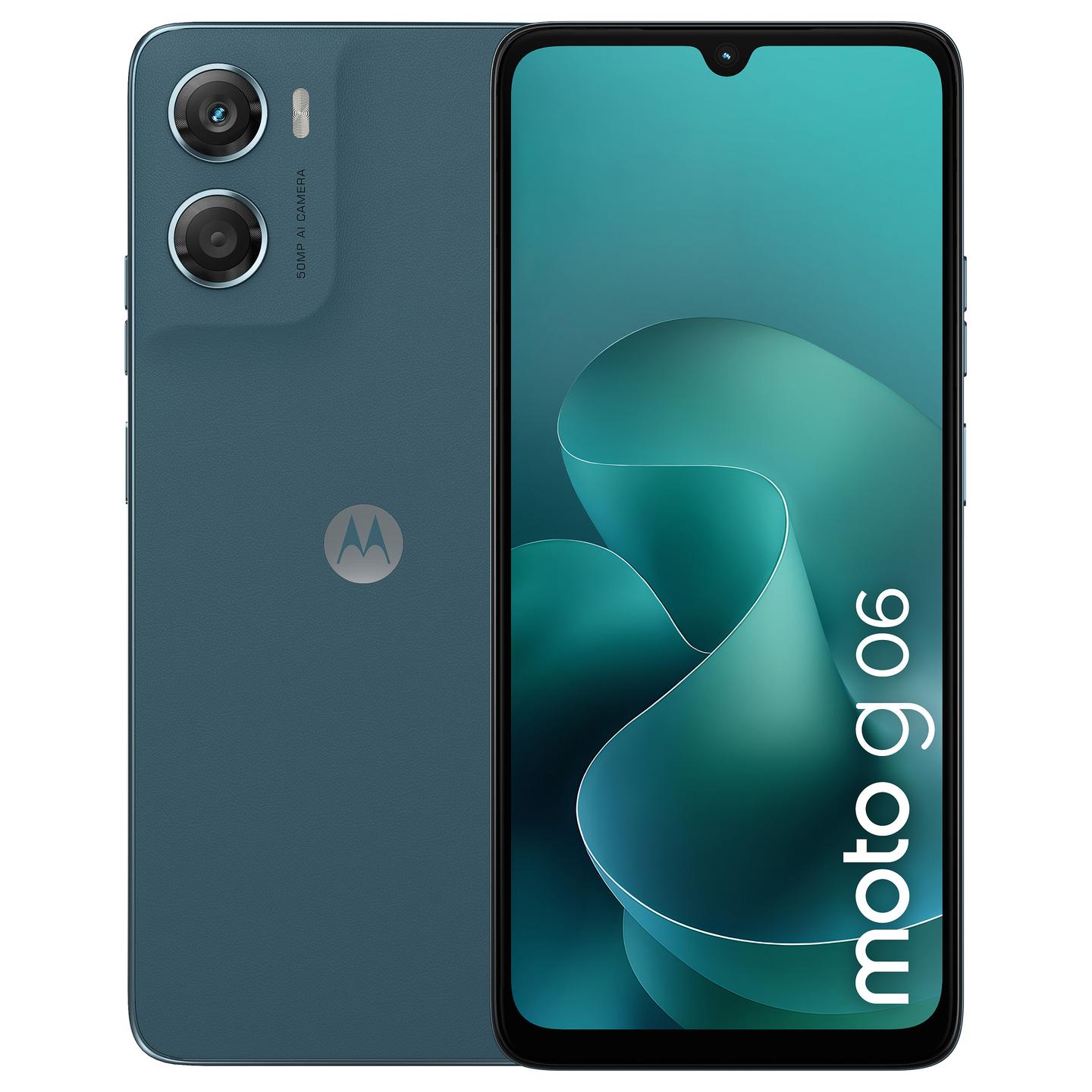Telefon Motorola moto g06, 6.88", HD+ LCD, 120 Hz, MediaTek Helio G81 Extreme, 4 GB RAM, 256 GB, 4G – Blu - 2