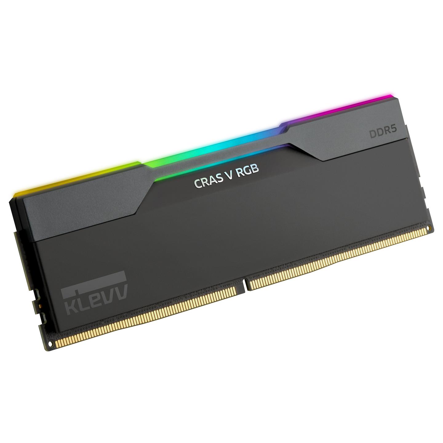 RAM Memorie KLEVV CRAS V RGB, 64GB (2 × 32GB), DDR5, 6000MT/s, CL30-36-36-76, Intel XMP 3.0, AMD EXPO - Zezë - 4