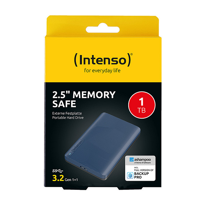 HDD e Jashtme Intenso Memory Safe / 1TB / 2.5" / USB 3.2 - 2