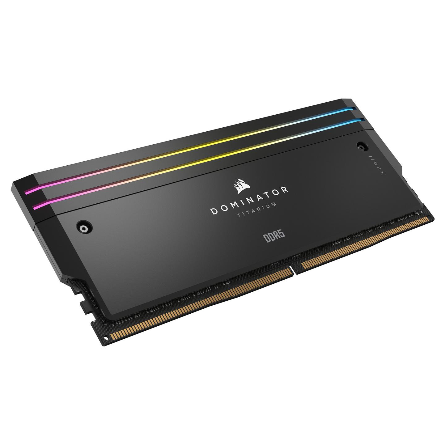 RAM Memorie DDR5 Corsair Dominator Titanium RGB, 32GB (2x16GB), DIMM, 6400MT/s, CL32, Intel XMP 3.0 - Zezë - 5