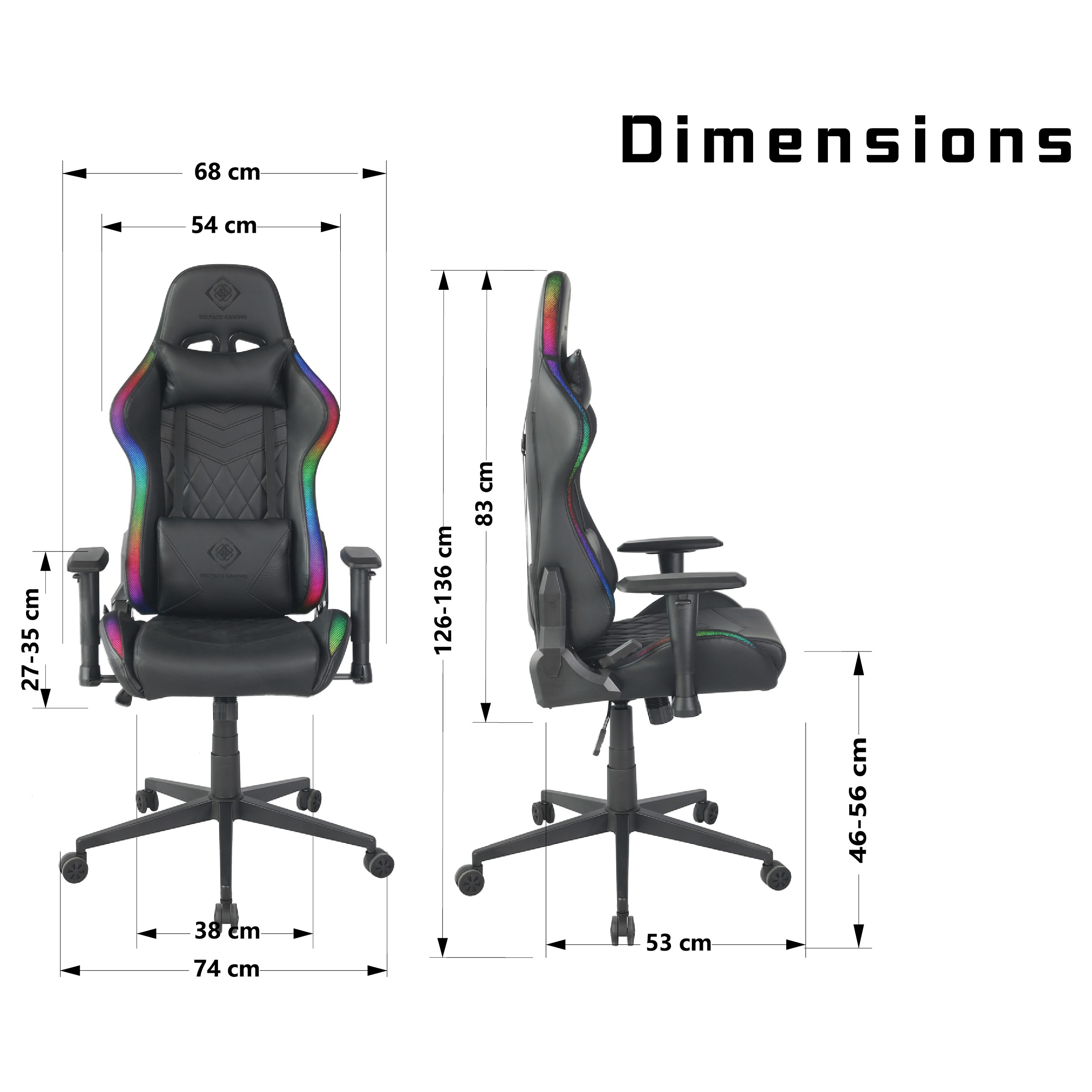 Karrige Gaming Deltaco GAM-080 - Zezë - 10