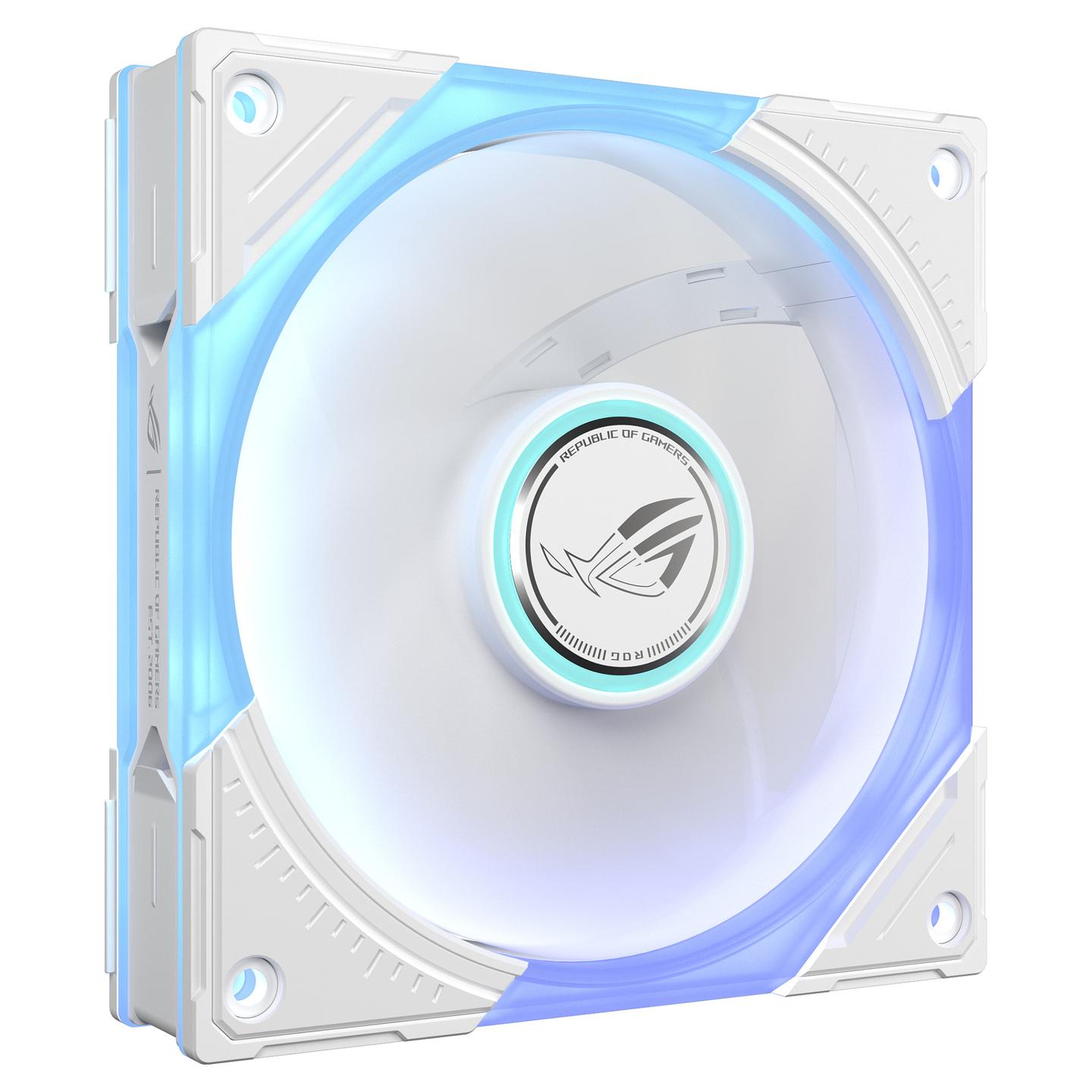 FtohĂ«s pĂ«r KasĂ« ASUS ROG Eurux GR120 / 120mm / 2200 RPM / PWM / ARGB / 3 CopĂ« â BardhĂ« - 8