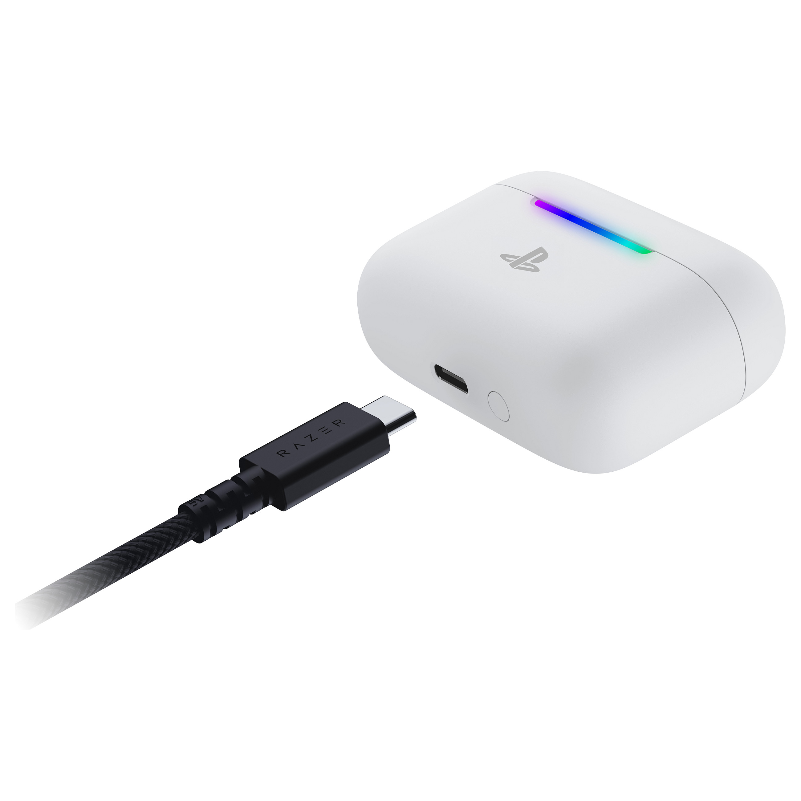 Kufje Gaming Razer Hammerhead V3 X HyperSpeed / PlayStation / Pa Kabllo / Bluetooth 5.3 - Bardhë - 8
