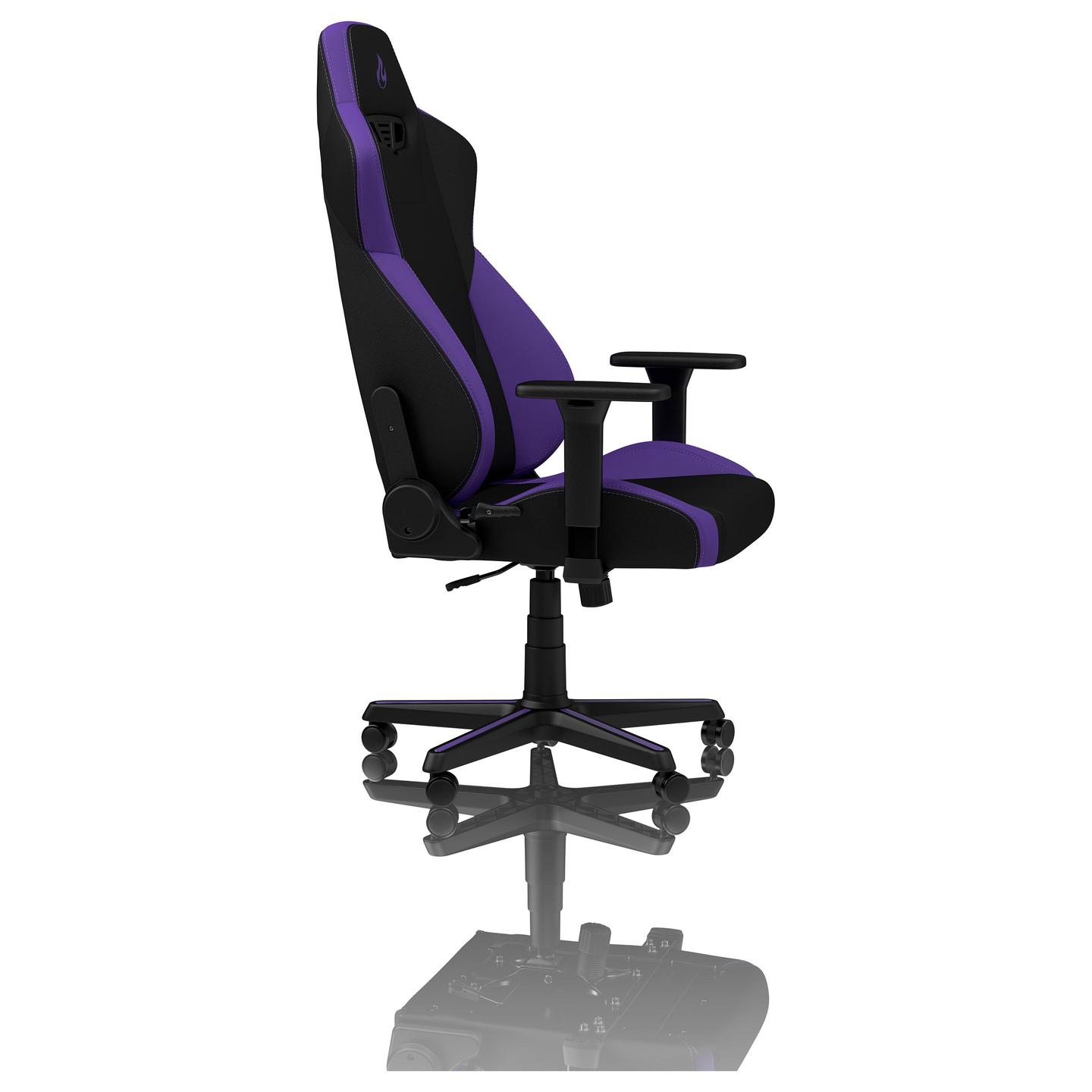 Karrige Gaming Nitro Concepts S300 / Mbështetëse krahu 3D / Mbështetëse koke / Mbështetje për mes / 135 kg – Vjollcë/Zezë - 7