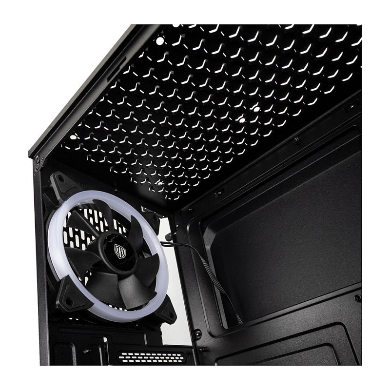 Kasë PC Kolink Inspire K9 ARGB / Midi Tower / ATX / 1x 120mm ARGB Fan / Tempered Glass - Zezë - 8