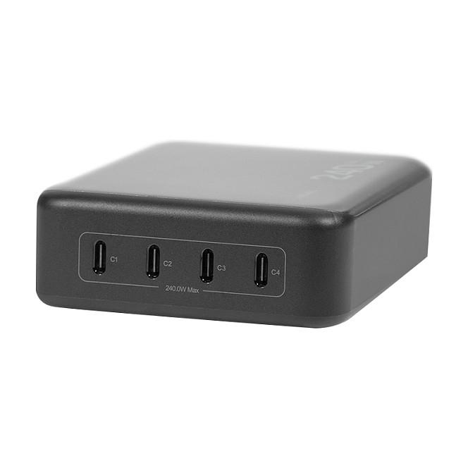 Karikues LogiLink USB-C Desktop, 240W, GaN, 4x USB-C, PD 3.1 – Zezë - 7