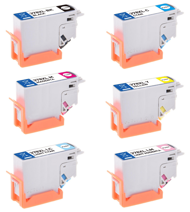 INK Epson 378XL / C13T37984010 / 500 faqe BK / 830 faqe C,M,Y,LC,LM / XL / Multipack