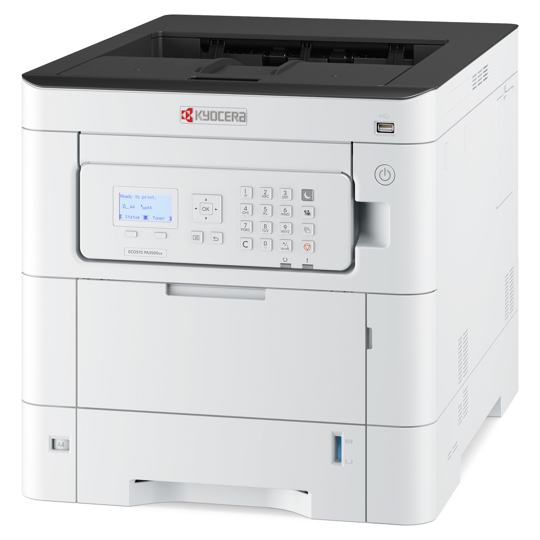 Printer Laser KYOCERA ECOSYS PA3500cx / Laser me Ngjyra / A4 / 1200 × 1200 DPI / Duplex - Zezë/Bardhë - 5