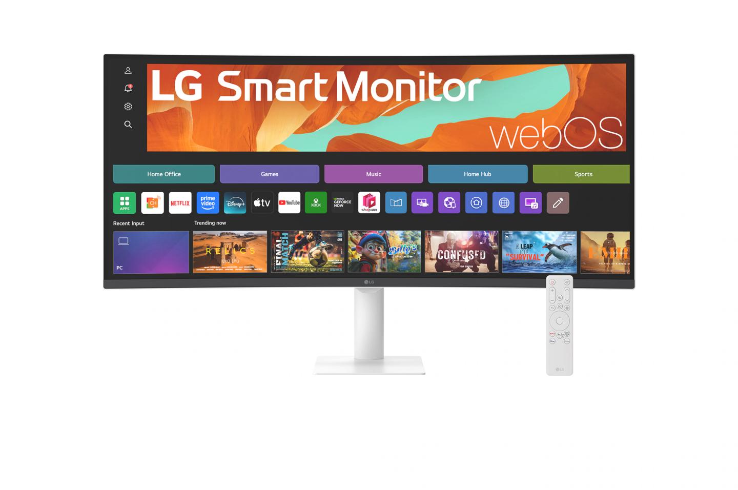 Monitor LG 34U601SA-W / 34"/ Dual WQHD / LCD / Curved / 100Hz / 5ms / USB + HDMI - Bardhë