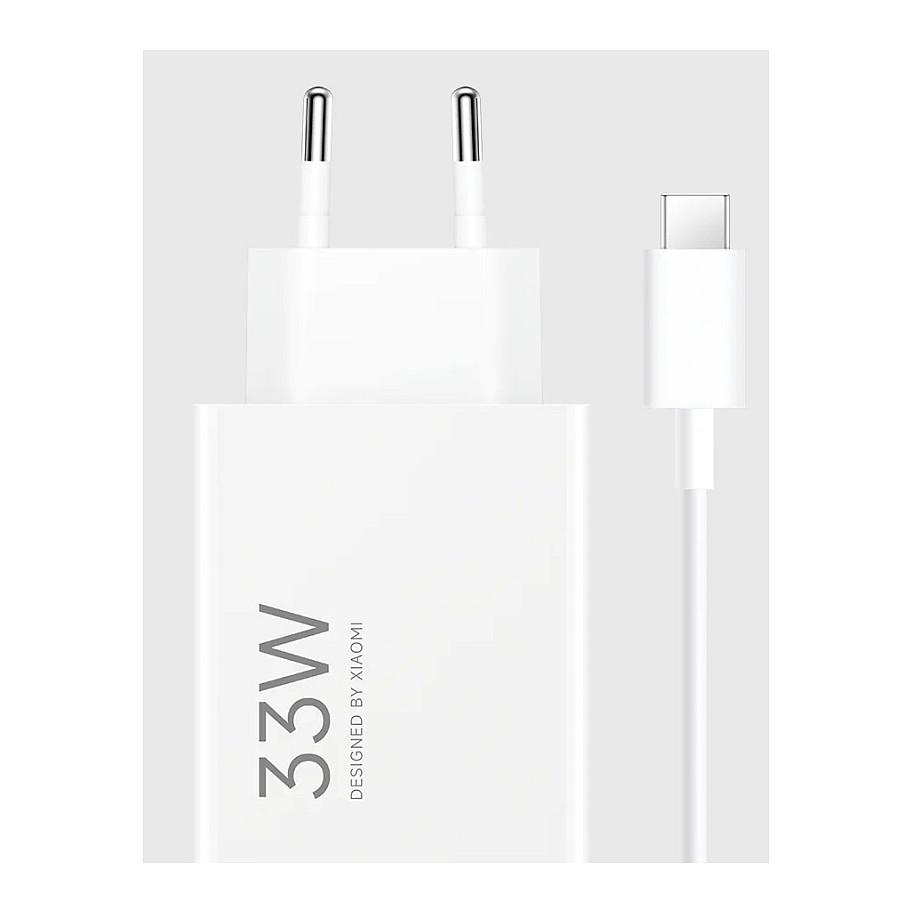 Karikues Xiaomi 33W Charging Combo Type-A / USB-A / Kabllo USB-A në USB-C / 1 m - Bardhë - 3