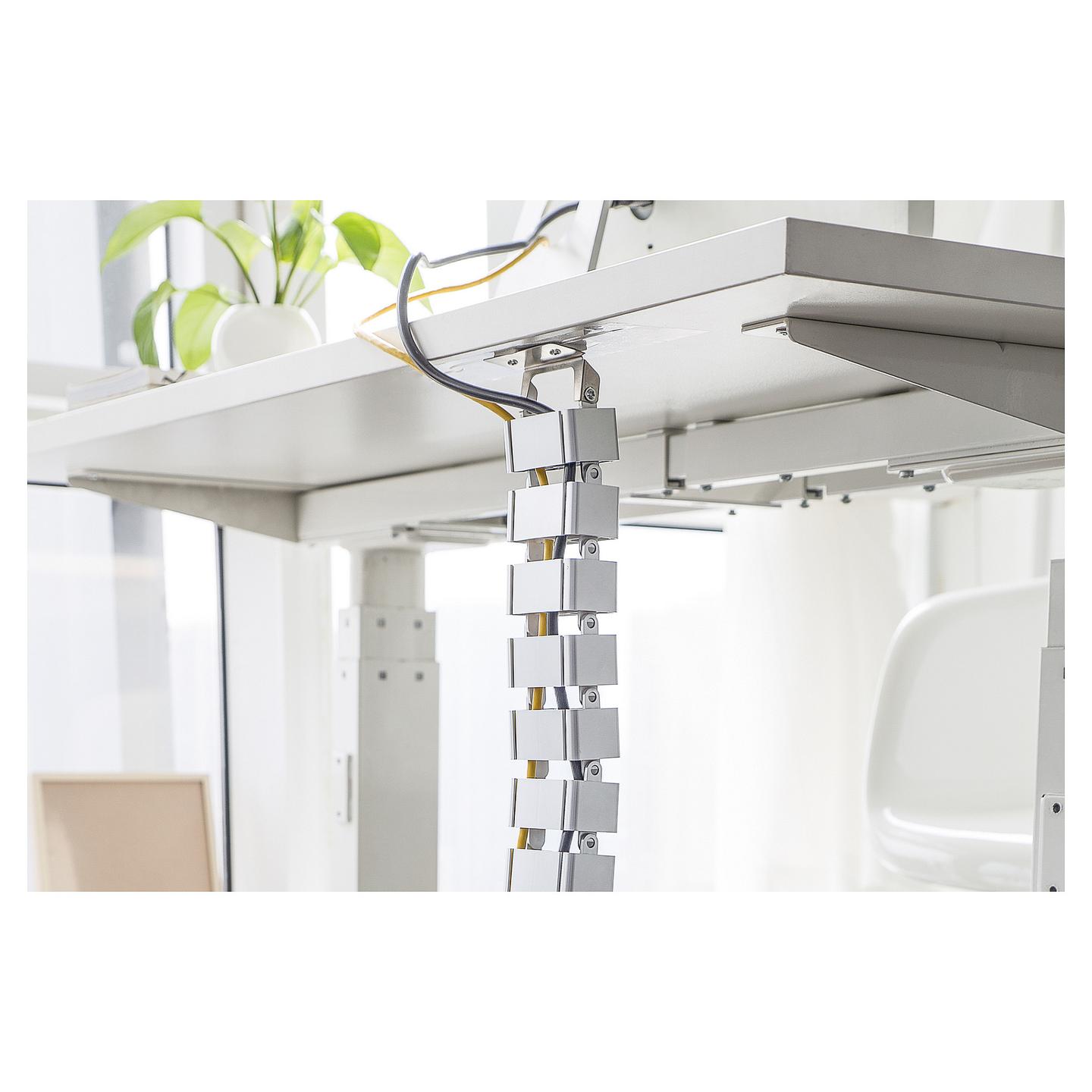 Organizues Kabllosh DIGITUS DA-90506, Fleksibil, 1.3m, 4 Kanale, 28 Segmente - Argjend - 6