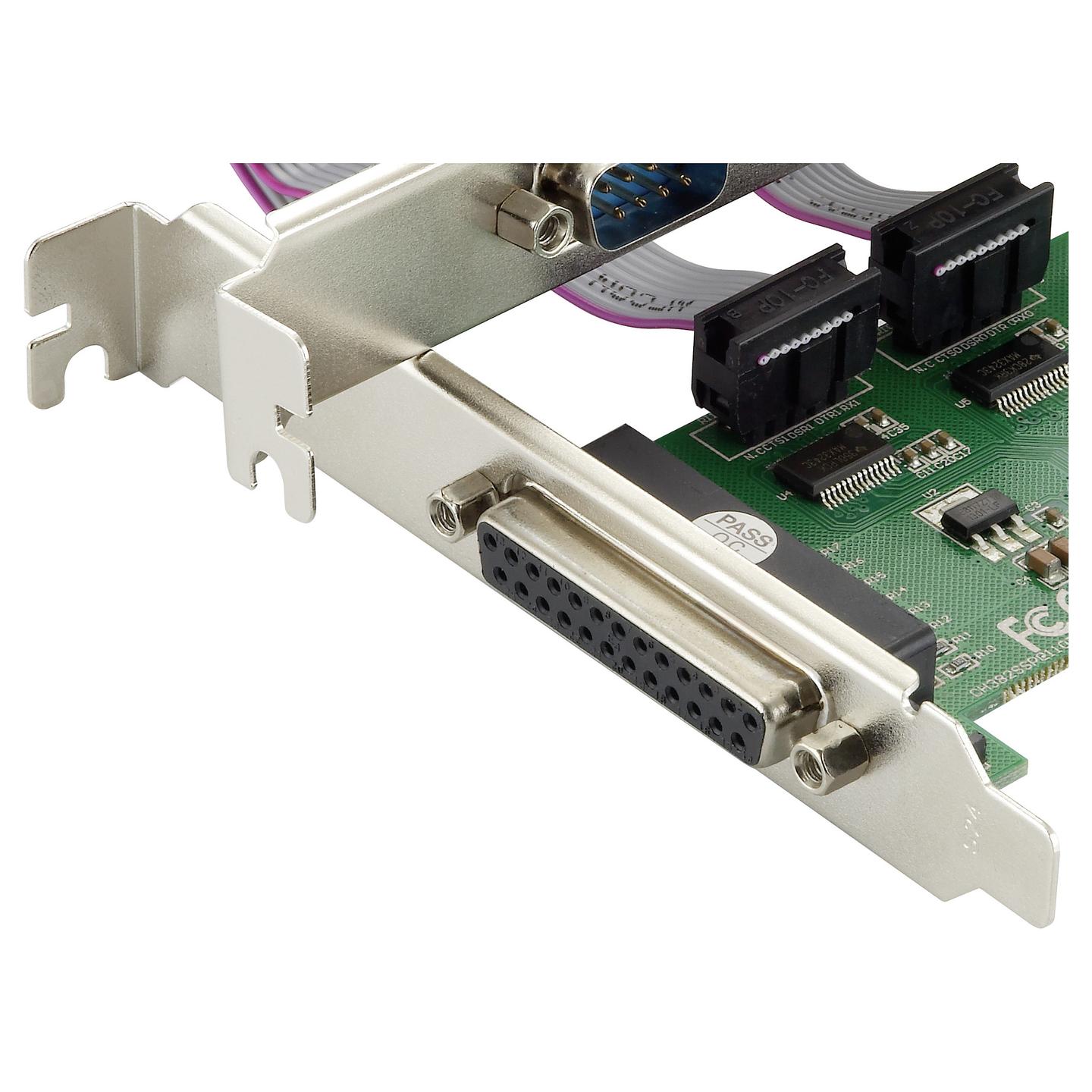 Kartë Zgjerimi Conceptronic SPC01G, PCI Express x1, 2x Serial RS-232 DB9 + 1x Paralel DB25, Low Profile - 5