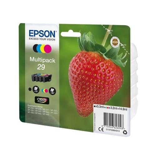 INK Epson 29 / C13T29864012 / 4 x 3.7ml – Shumëngjyrësh - 2
