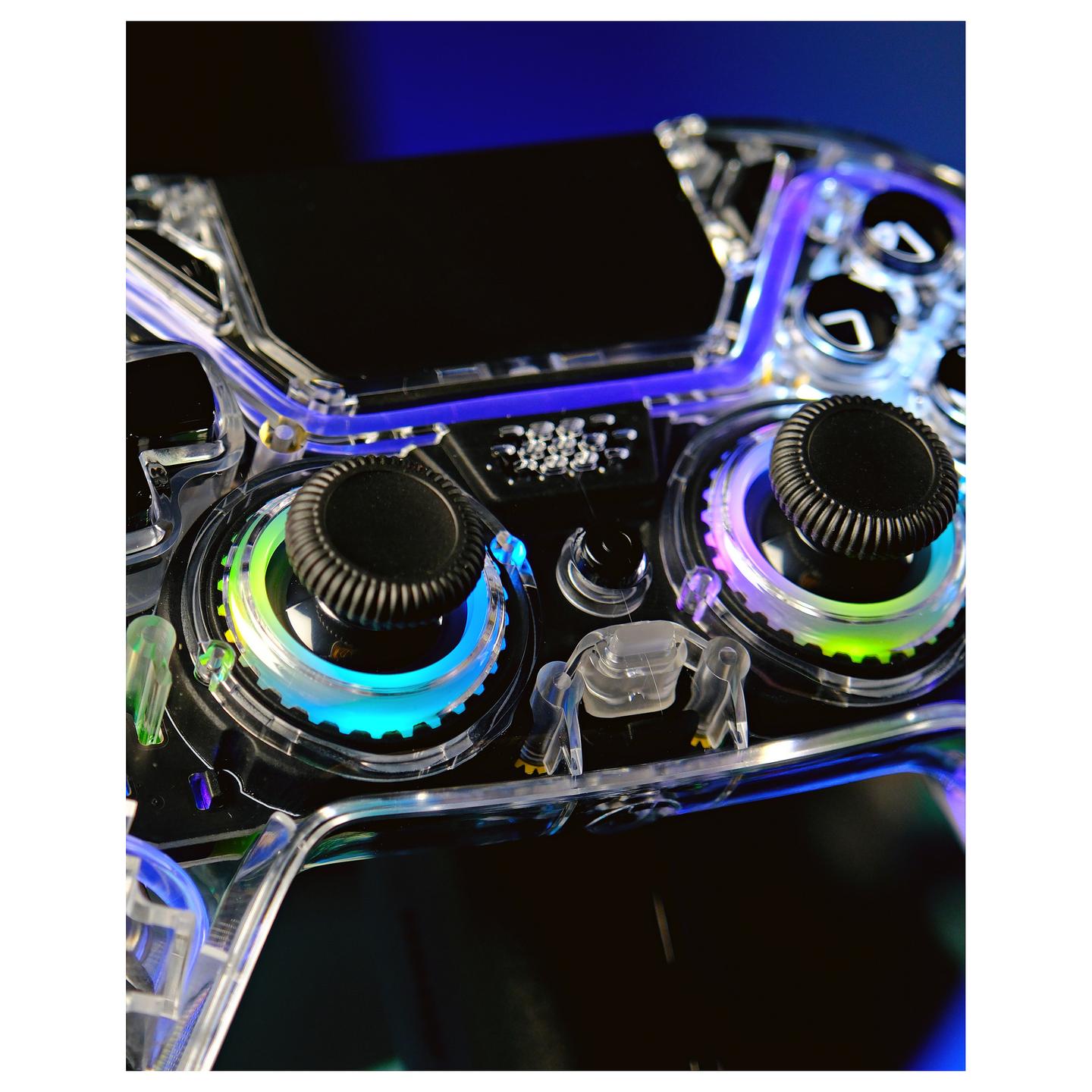 Kontroller për Sony DELTACO GAM-169-T Playstation 4 / Wireless / Bluetooth – Transparent - 14
