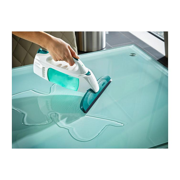 Pastrues Xhamash LEIFHEIT Dry & Clean / Set / 28 + 17 cm / 38 Min - Bardhë/Gjelbër - 10