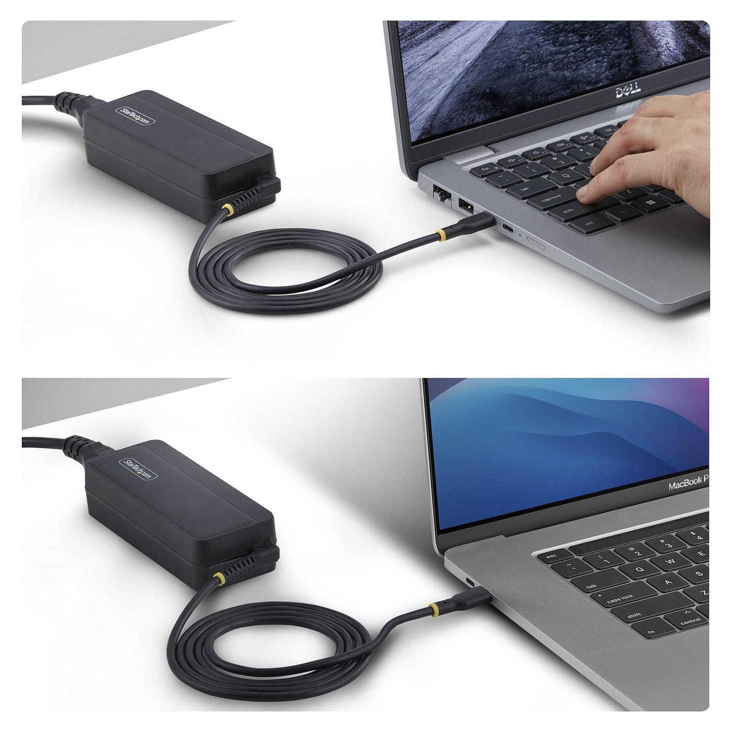 Adapter për Laptop StarTech 1140LE-USB-C-CHARGER, USB-C, 140W, GaN, Power Delivery 3.1, 5A - Zezë - 3