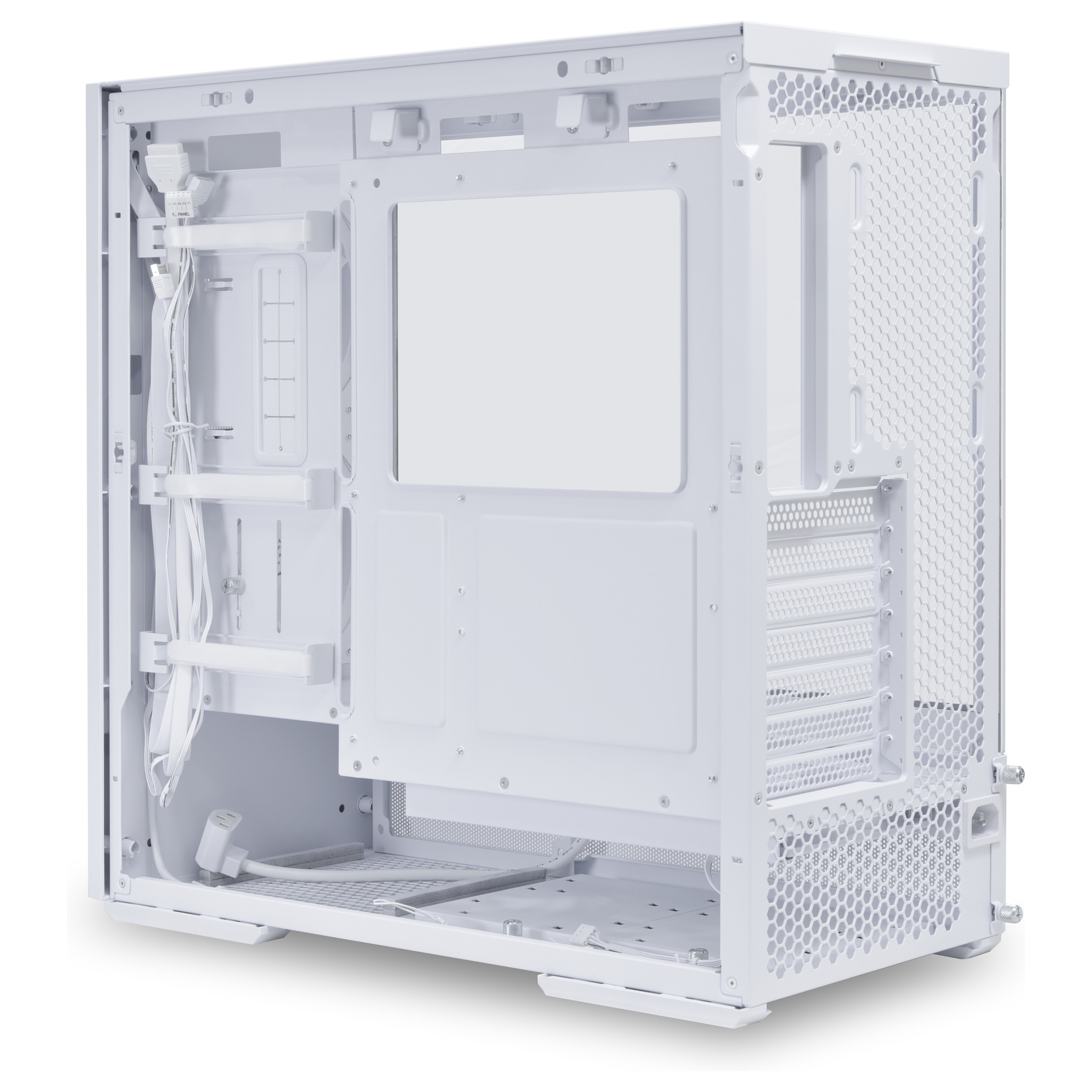 Kasë Lian Li LANCOOL 207 / Midi Tower / ATX / 2x 140mm ARGB + 2x 120mm PWM Fan / Tempered Glass - Bardhë - 12