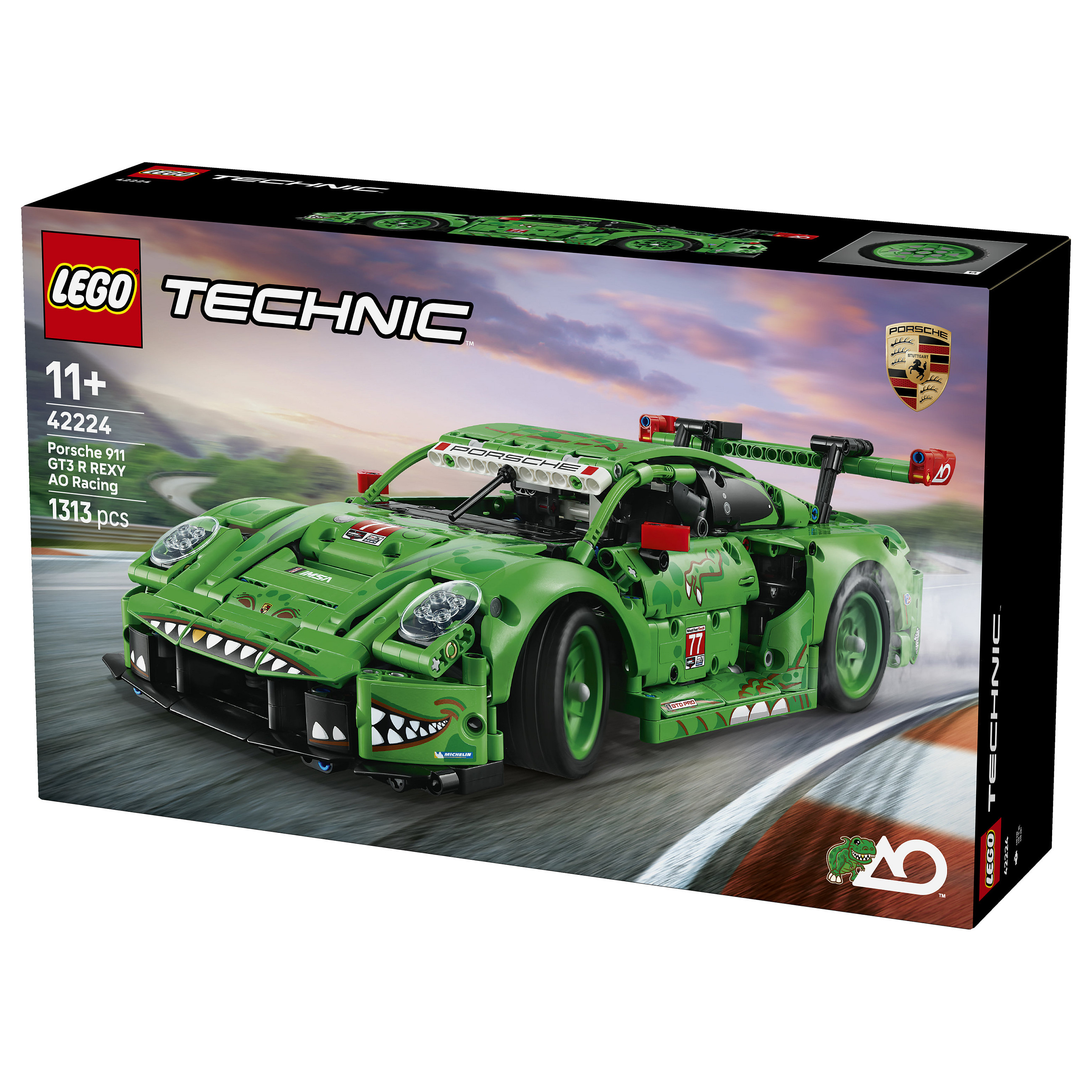 LEGO Technic Porsche 911 GT3 R REXY AO Racing Car 42224 - 11