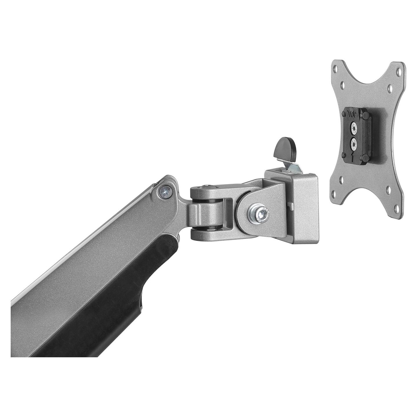 Mbajtëse për Monitor StarTech.com ARMPIVOTHD, Krah Ergonomik për 1 Monitor, 13"–32", deri 9 kg, VESA 75 × 75 mm, 100 × 100 mm - Argjend - 6